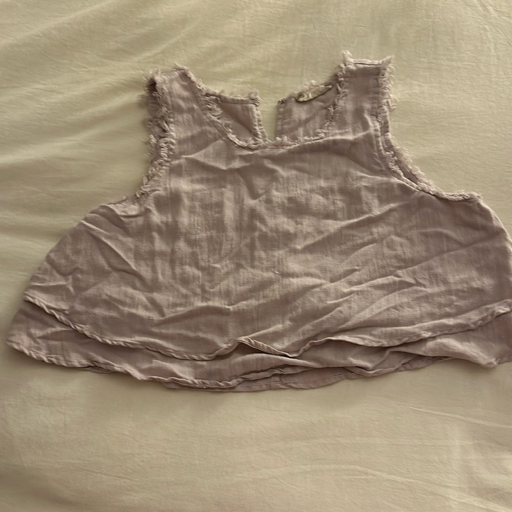 Light purple crop top, size medium, worn a couple times, brand- Altard State
